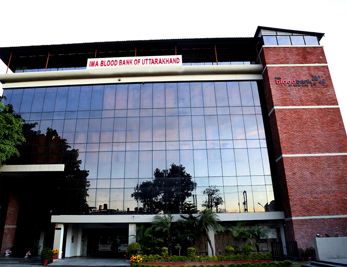 To IMA Blood Bank of Uttarakhand